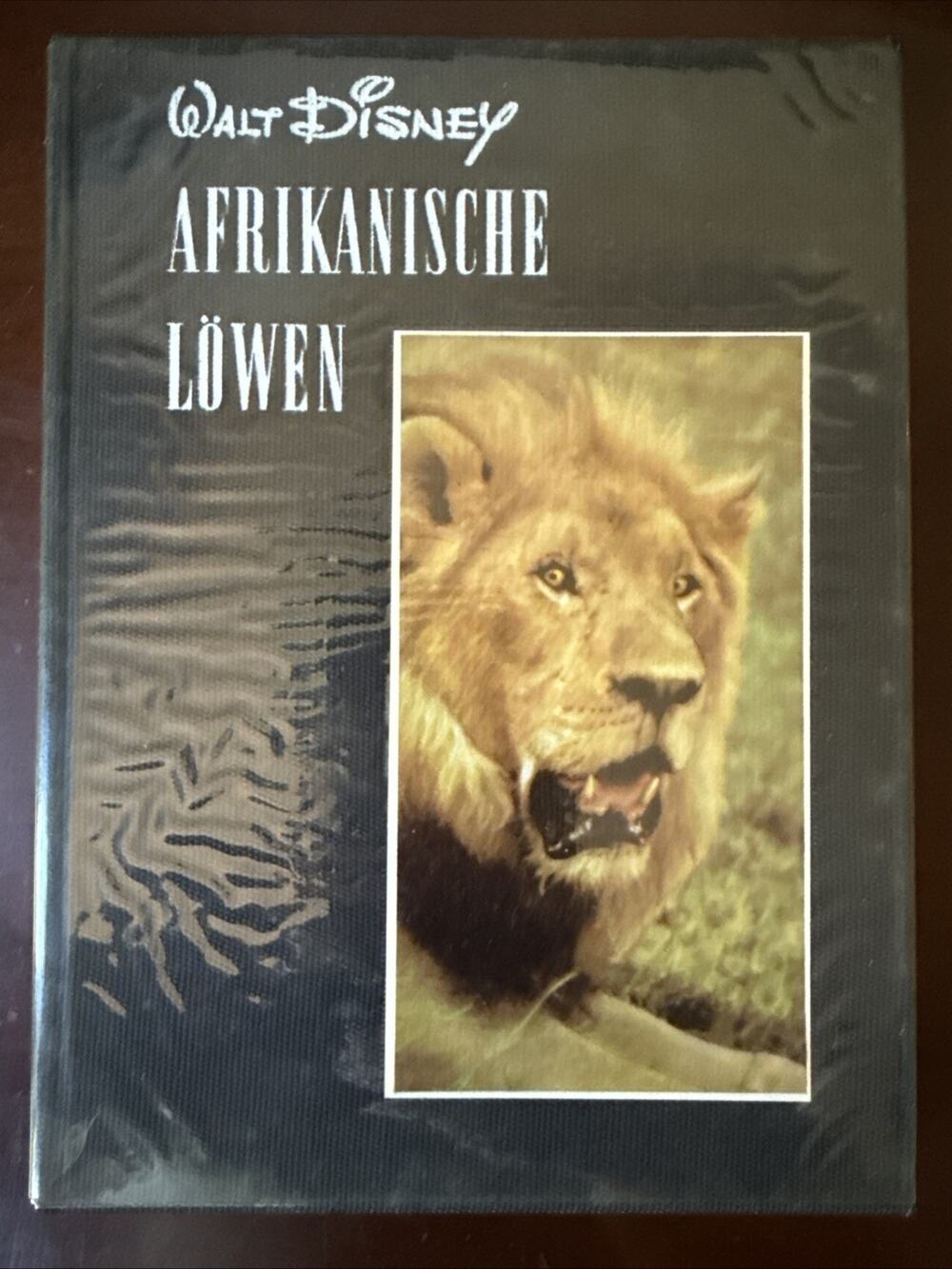 1958 Walt Disney Afrikanische Löwen Book German African Lion James Algar Vintage